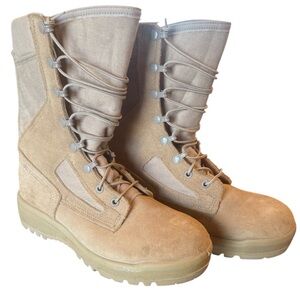 Belleville 340 DES Hot Weather Tactical Combat Boots 7.5W Vibram Military Tan